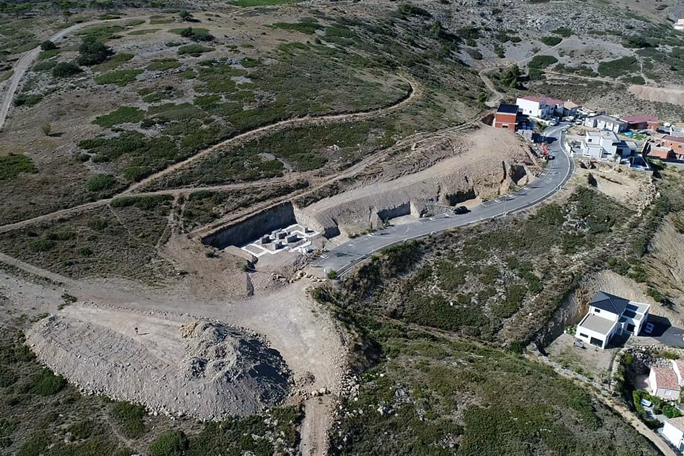 Les balcons de St-Hippolyte & Odeon - Vue d'en haut drone